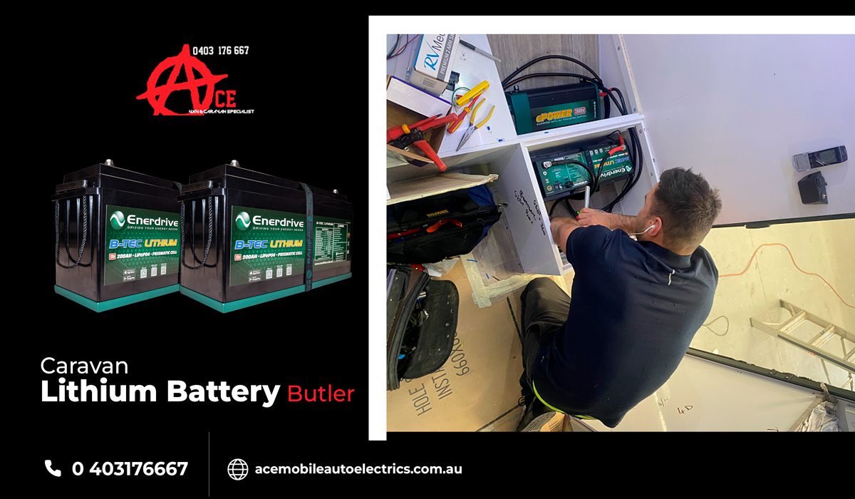 Caravan lithium battery Butler