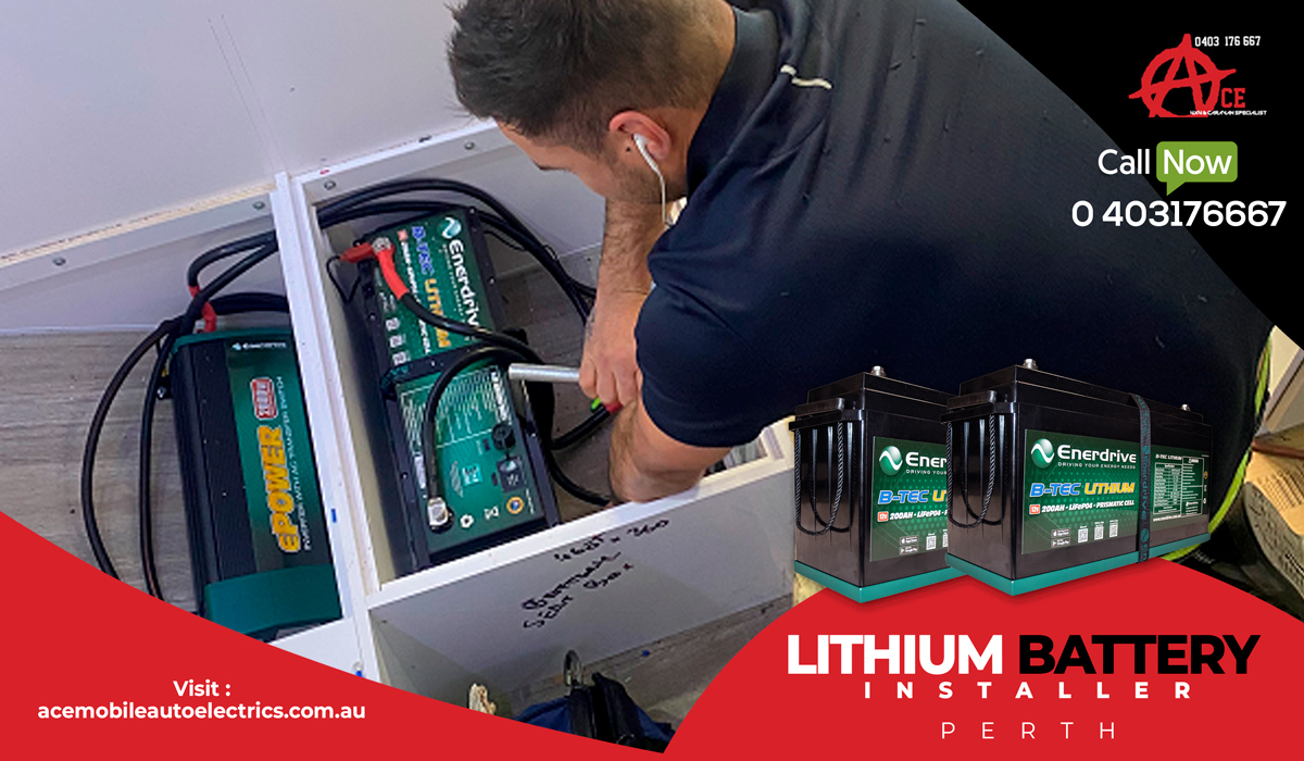 lithium battery installer Perth